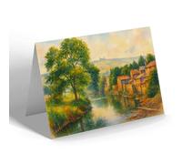 NOTELET - The River, Matlock-Bath - Vintage Art Style