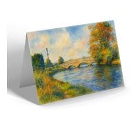 NOTELET - The River Test, Stockbridge (b) - Vintage Art Style