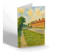 NOTELET - The Road to Headcorn, Biddenden (b) - Vintage Art Style