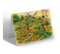 NOTELET - The Rockery, Pavilion Gardens Bournemouth a - Vintage Art Style