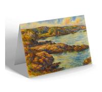 NOTELET - The Rocky Shore, Portsoy - Vintage Art Style