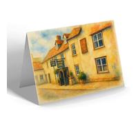 NOTELET - The Royal Oak Hotel, Kington - Vintage Art Style