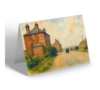 NOTELET - The Royal Oak, Roman Bank, Seathorne - Vintage Art Style