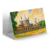 NOTELET - The Royal Pavilion, Brighton (b) - Vintage Art Style