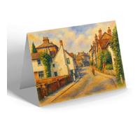 NOTELET - The Running Horse Bridge Street Leatherhead - Vintage Art Style