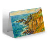 NOTELET - The Sea Gulls' Sanctuary At Land's End - Vintage Art Style