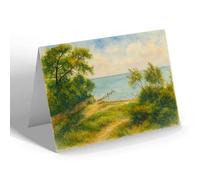 NOTELET - The Sea Near St Peter's Well, West Mersea - Vintage Art Style