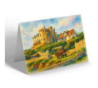 NOTELET - The Sea Shanty & Chalets, Branscombe - Vintage Art Style