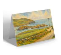 NOTELET - The Sound & Calf of Man - Vintage Art Style