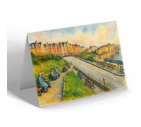 NOTELET - The Spa & Marine Parade, Bridlington - Vintage Art Style