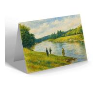 NOTELET - The Spey, Grantown-on-Spey (b) - Vintage Art Style