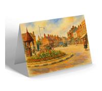 NOTELET - The Square, Birchington on Sea - Vintage Art Style