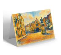 NOTELET - The Square, Shrewsbury - Vintage Art Style