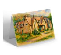 NOTELET - The Stag House Inn, Glenfinnan - Vintage Art Style