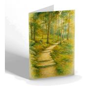 NOTELET - The Steeps, Fairy Glen, Penmaenmawr - Vintage Art Style
