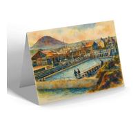 NOTELET - The Swimming Pool, North Berwick - Vintage Art Style