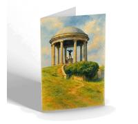NOTELET - The Temple, Cullen - Vintage Art Style