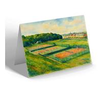 NOTELET - The Tennis Courts, North Berwick - Vintage Art Style