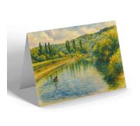NOTELET - The Thames At Goring - Vintage Art Style