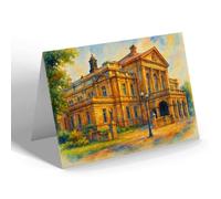 NOTELET - The Town Hall, Cheltenham - Vintage Art Style