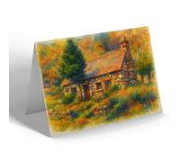 NOTELET - The Ugly House, Bettws-y-Coed (b) - Vintage Art Style