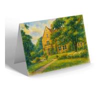 NOTELET - The Vicarage, Saxby all Saints - Vintage Art Style