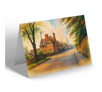NOTELET - The Village, Carlton - Vintage Art Style