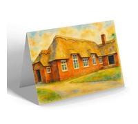 NOTELET - The Village Hall, Osmaston - Vintage Art Style