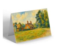 NOTELET - The Village Hall, Thursley - Vintage Art Style