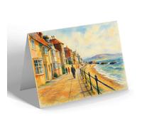 NOTELET - The Walk, Lyme Regis - Vintage Art Style