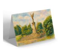 NOTELET - The War Memorial, Bold Venture, Darwen - Vintage Art Style