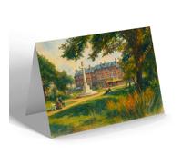 NOTELET - The War Memorial Gardens, Exmouth - Vintage Art Style