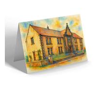 NOTELET - The War Memorial Institute, Sanquhar - Vintage Art Style