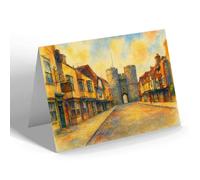 NOTELET - The Westgate, Canterbury (a) - Vintage Art Style