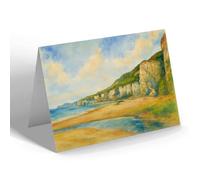 NOTELET - The White Rocks, Portrush - Vintage Art Style