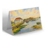 NOTELET - The Yacht Club, Lymington - Vintage Art Style