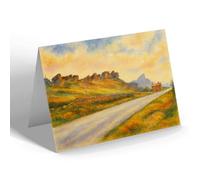 NOTELET - Toll Bar House, Upper Hulme - Vintage Art Style