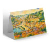 NOTELET - Torquay. The Strand & St John's Church - Vintage Art Style