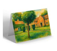 NOTELET - Tumor's Square, Wragby - Vintage Art Style