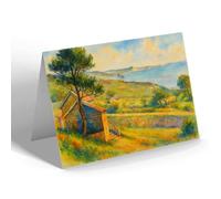 NOTELET - Under Hill Farm, Lyme Regis (c) - Vintage Art Style