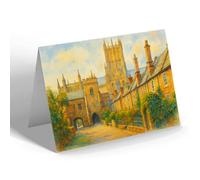 NOTELET - Vicar's Close, Wells (a) - Vintage Art Style