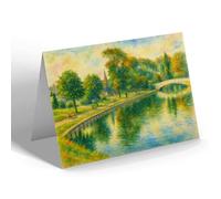 NOTELET - Victoria Park, Stafford (b) - Vintage Art Style