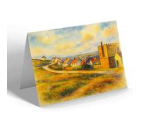 NOTELET - View from Pebi Hill, Llysfaen - Vintage Art Style