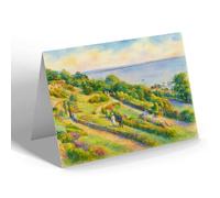 NOTELET - View from the Gardens, Westcliff-on-Sea - Vintage Art Style