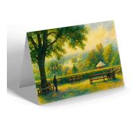 NOTELET - View from the Terrace, Richmond - Vintage Art Style