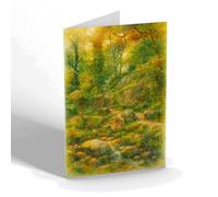 NOTELET - View from the Third Bridge, Penmaenmawr - Vintage Art Style