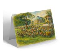 NOTELET - Villa Marina Gardens & Kursaal (b) - Vintage Art Style