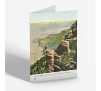 NOTELET - Vintage Arizona USA - Grand Canyon. East Bright Angel Hotel b