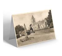 NOTELET - Vintage Bedfordshire - The Church and War Memorial, Turvey