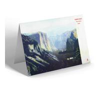 NOTELET - Vintage California USA - Yosemite Valley from Artist's Point ac